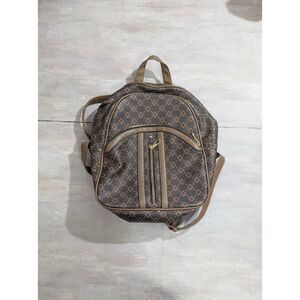 Jolene Couture Brown Monogram Shoulder Bag Backpack